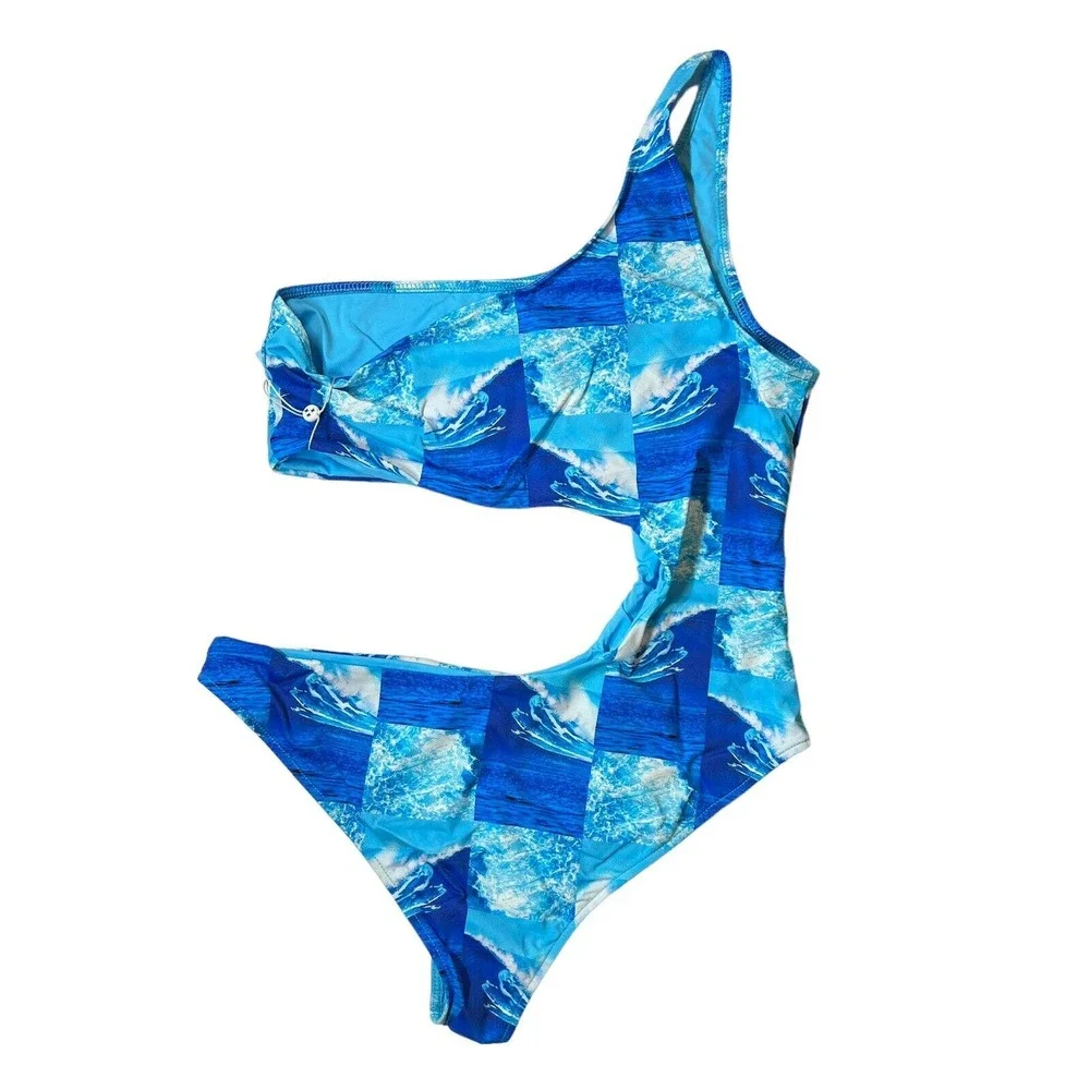 Frankie’s Bikini Cash One‎ Piece Swimsuit XL New